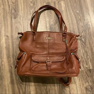 LILY JADE Brandy gold Meggan Diaper Bag
